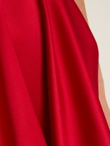 Thumbnail for your product : Emilio De La Morena Tamara Off-the-shoulder Stretch-silk Dress - Red
