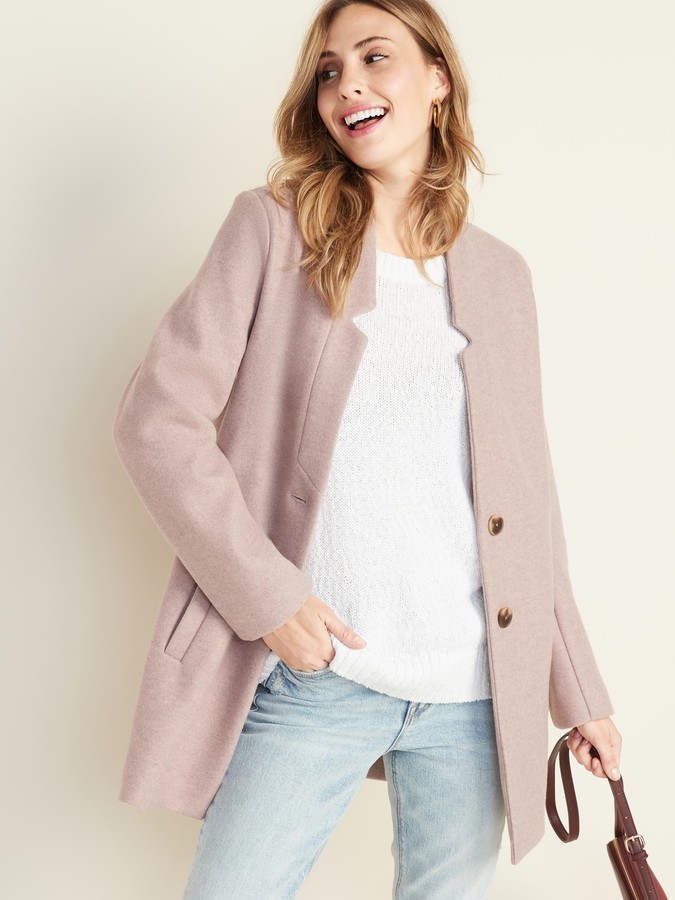 old navy blush coat