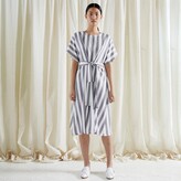 Thumbnail for your product : Keegan Women's Grey / White Convertible Tie Dress In Grey And White Stripe