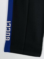 Thumbnail for your product : Gucci Children Logo Stripe Track Pants