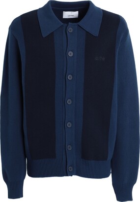 ARTE Antwerp Keler Stripe Cardigan Cardigan Navy Blue