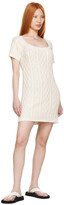 Thumbnail for your product : LOULOU STUDIO Off-White Silk & Linen Koos Dress