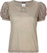 Brown Striped Shirt Women - ShopStyle