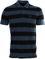 Thumbnail for your product : Armani Jeans Dark Blue & Navy Stripe Pique Polo Shirt