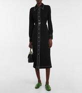 Thumbnail for your product : Tory Burch Belted jersey shirt dress