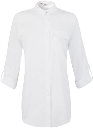 Miss Selfridge White poplin shirt