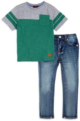 7 For All Mankind Boys' Tee & Jeans Set