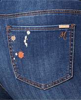 Thumbnail for your product : Melissa McCarthy Trendy Plus Size Paint-Splatter Jeans