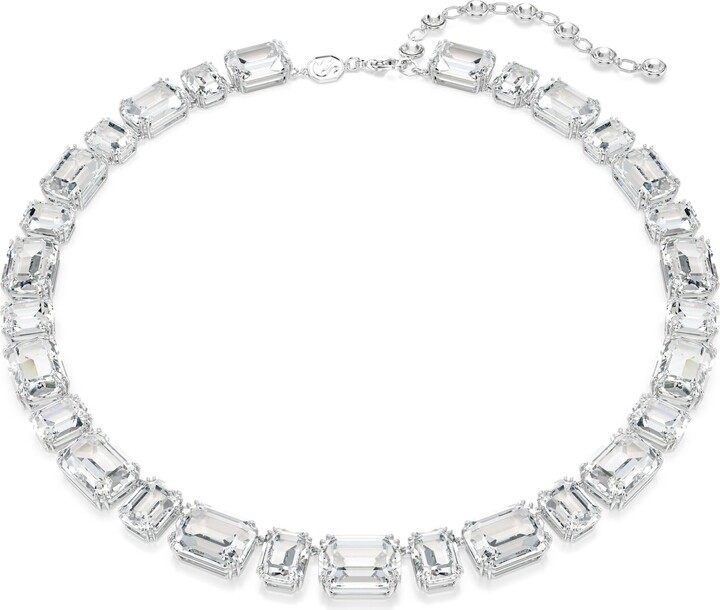Swarovski Millennia Octagon Crystal Tennis Necklace
