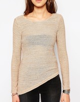Thumbnail for your product : Only Sweater With Asymmetric Hem