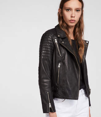 AllSaints Papin Leather Biker Jacket