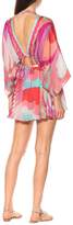Thumbnail for your product : Emilio Pucci Beach Printed silk minidress