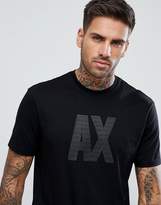 Thumbnail for your product : Armani Exchange Rubberised Logo In Black