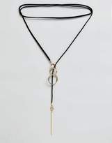 Thumbnail for your product : NY:LON Loop Through Wrap Around Necklace