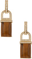 Thumbnail for your product : Rachel Zoe Square Tigers Eye Drop Earrings