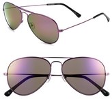 Thumbnail for your product : Converse 58mm Aviator Sunglasses