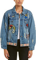 Thumbnail for your product : Etienne Marcel Patch Detailed Denim Jacket