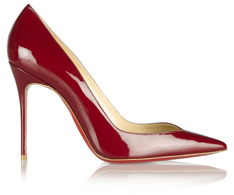 Christian Louboutin Completa 100 patent-leather pumps - ShopStyle
