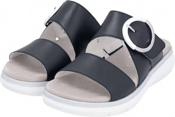 Remonte Women's D2K51-14 Flat Sandal In Navy