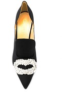 Thumbnail for your product : Giannico Satin Crystal Pumps