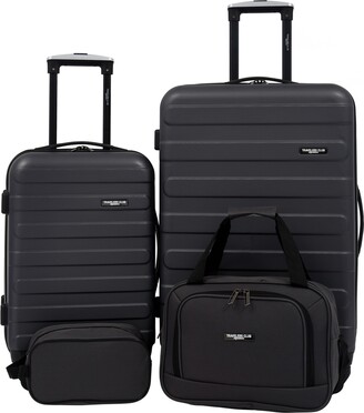 Travelers Club 2-piece Luggage Set in black