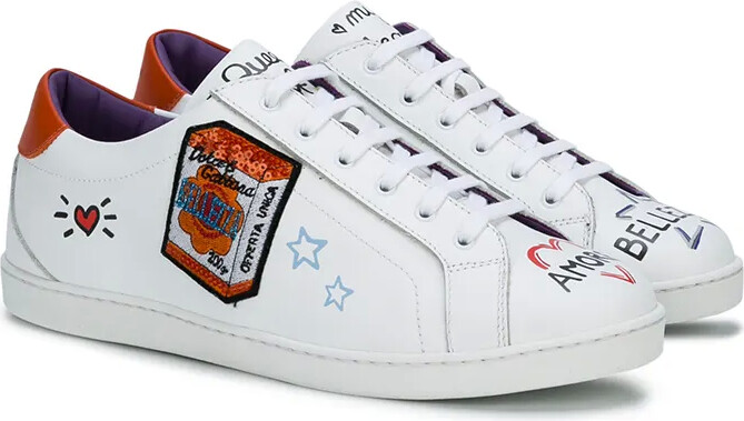 Queen of my heart embellished sneakers