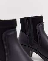 Thumbnail for your product : Qupid heeled boot in black