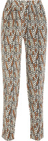 Thumbnail for your product : Issa Printed silk straight-leg pants