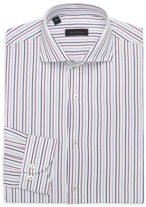 Saks Fifth Avenue MODERN Vertical Stripe Cotton Dress Shirt
