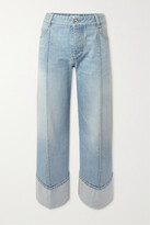 Cropped Mid-rise Straight-leg Jeans 