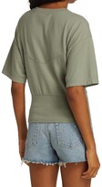 Thumbnail for your product : AG Jeans Ella Stitched Cotton T-Shirt