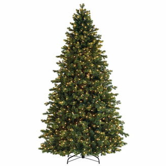 Asstd National Brand 7.5' Pre-Lit Savannah Spruce Artificial ChristmasTree with Clear Lights