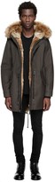 Thumbnail for your product : Mackage Moritz Twill Parka With Fur Lined Hood In Olive