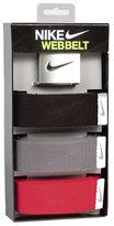 Thumbnail for your product : Nike Web Belts (Assorted 3-Pack)