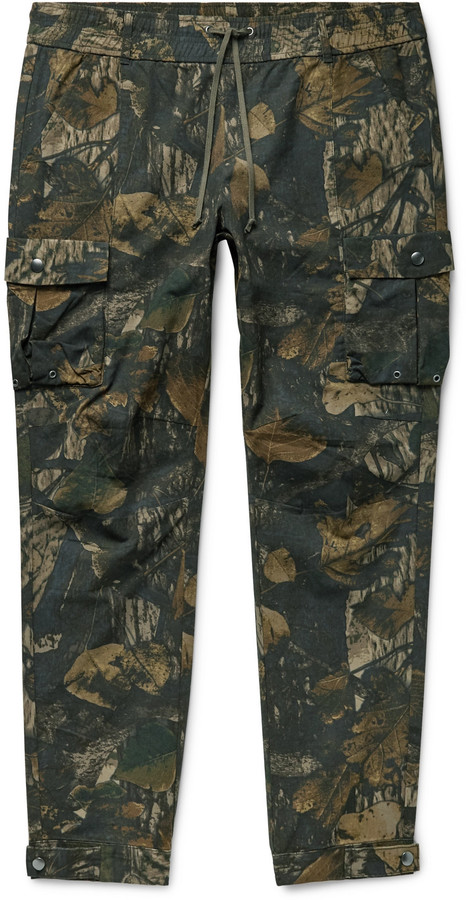 cargo print trousers