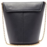 Thumbnail for your product : Tsatsas Olive Grained-leather Bucket Bag - Navy