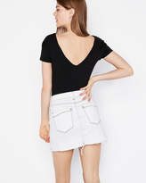 Thumbnail for your product : Express Mid Rise Denim Mini Skirt