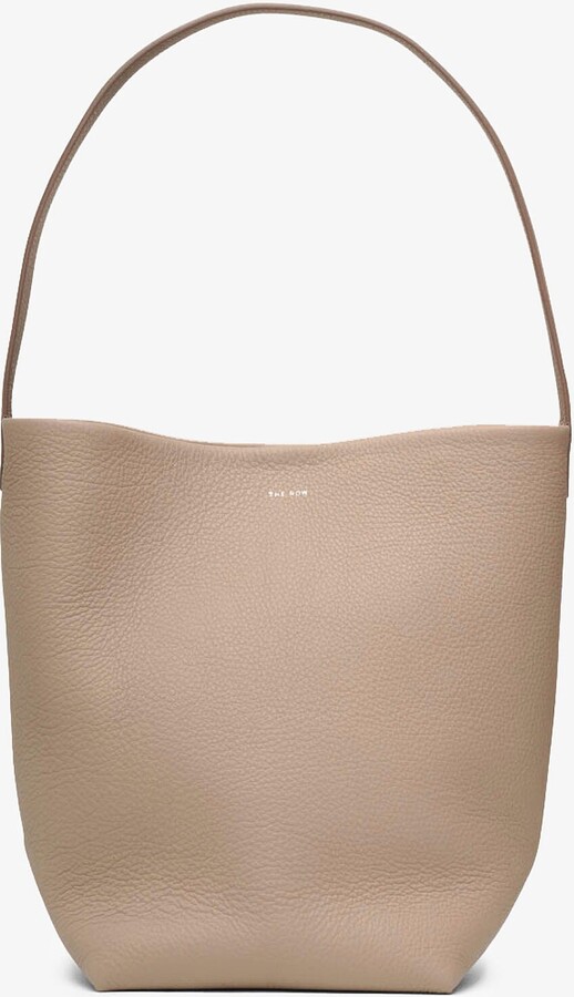 The Row Medium N/S Park taupe tote bag