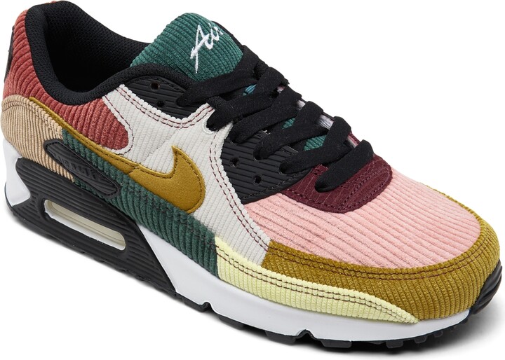 Nike Women's Air Max 90 Se Casual Sneakers from Finish Line - Black, Red  Stardust, Cedar - ShopStyle