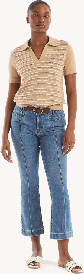 Mid-Rise Demi Bootcut Denim
