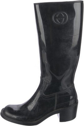 Gucci Rain boots Black Rubber ref.417492 - Joli Closet