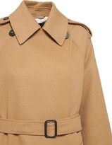 Thumbnail for your product : Weekend Max Mara Cobalto belted wool blend trench coat