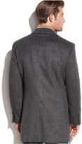 Thumbnail for your product : DKNY Charcoal Neat Slim-Fit Wool-Blend Overcoat