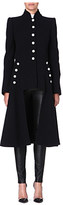 Thumbnail for your product : Alexander McQueen Long military wool coat