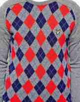 Thumbnail for your product : Lyle & Scott 1960 Jumper with Argyle Pattern Lambswool