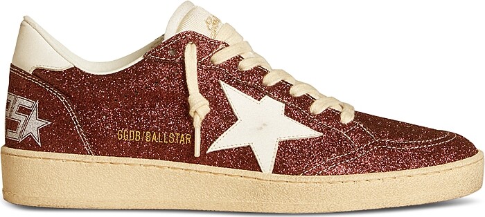 Golden Goose Unisex Ball Star Glitter Lace Up Sneakers