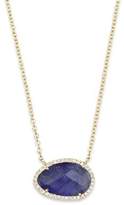 Thumbnail for your product : Meira T 14K Yellow Gold Small Tanzanite and Diamond Necklace, 16"