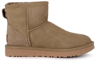 UGG Classic Ii Mini Antelope Suede Sheepskin Ankle Boots. - ShopStyle