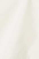 Thumbnail for your product : ANNA QUAN Addy Cropped Linen-blend Top - Ivory