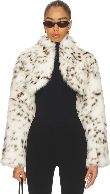 Apparis Odette Snow Leopard Bolero